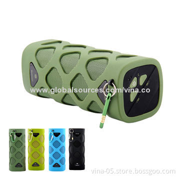 Bass Bluetooth Speakers with Portable, 2,000mAh Capacity, 3-4 Hours Charging Time